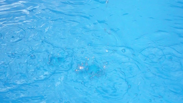水滴慢动作视频素材