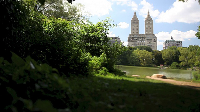 纽约中央公园(倾斜移位)视频素材