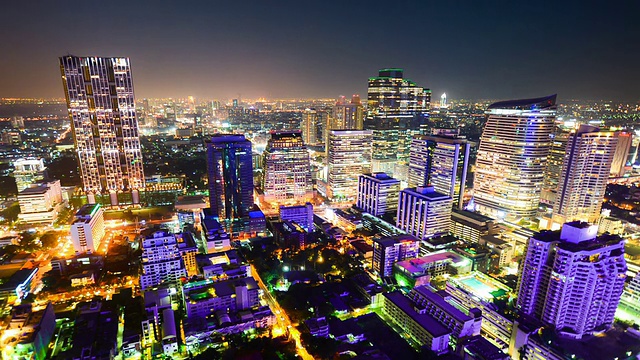 亚洲的空中城市景观视频素材