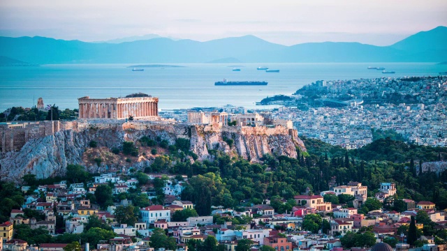雅典卫城，希腊视频下载
