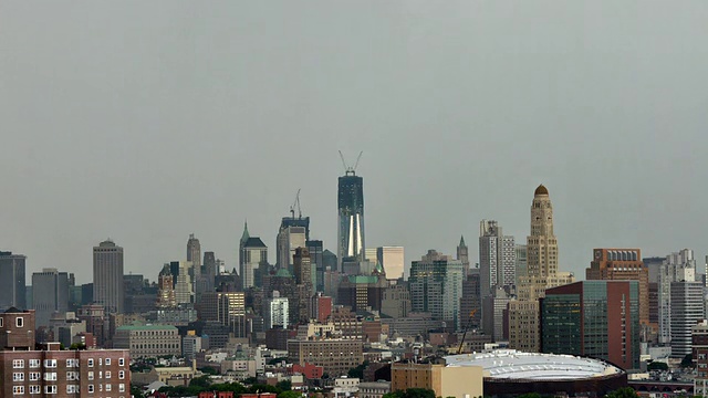纽约雷雨时间流逝视频素材