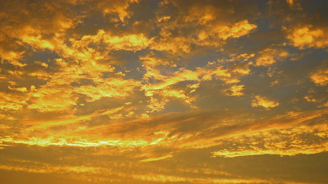 日落后美丽的云视频素材