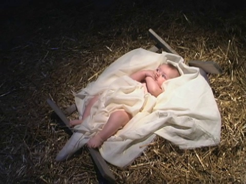 嬰兒耶穌3視頻素材