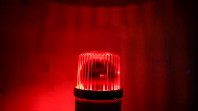 红色闪烁警报警笛-紧急服务视频下载