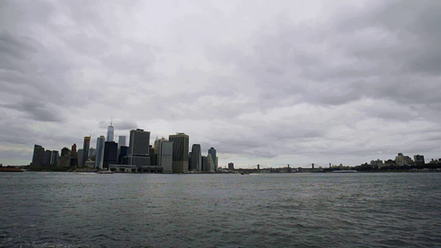 曼哈顿的远景视频素材