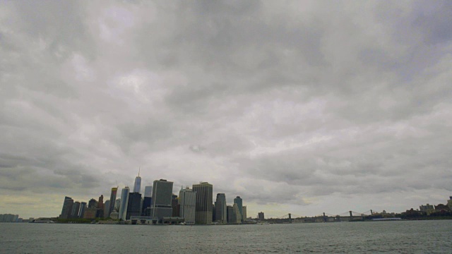 曼哈顿的远景视频素材
