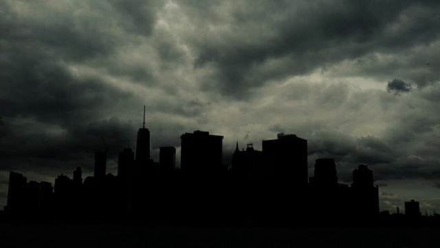 曼哈顿的风暴视频素材