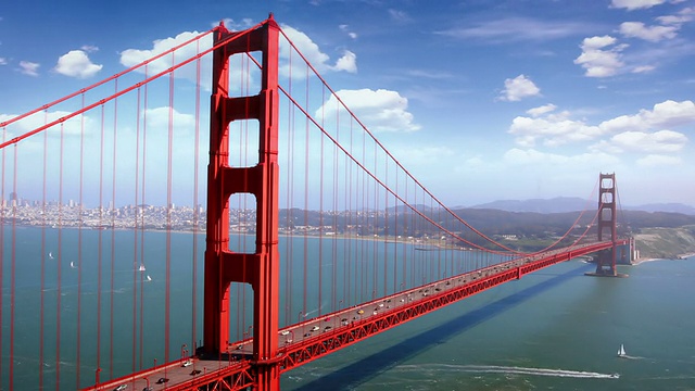 旧金山金门大桥视频素材