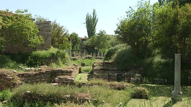 沼泽废墟，Aphrodisias，土耳其视频素材