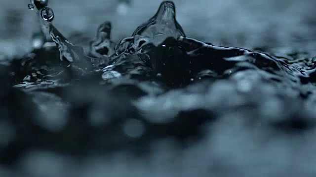水流湍流-漩渦-水滴視頻素材