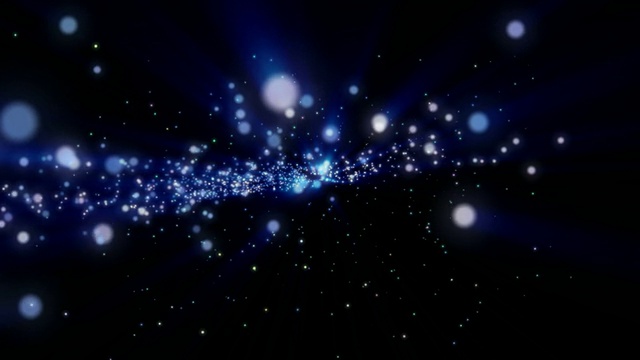 外太空的粒子星。视频下载