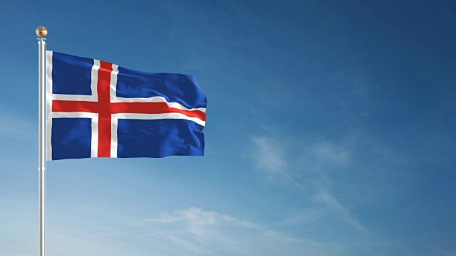 4K冰岛标志-可循环视频素材