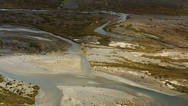 美丽的风景和俯瞰pukaki湖，新西兰，视频素材