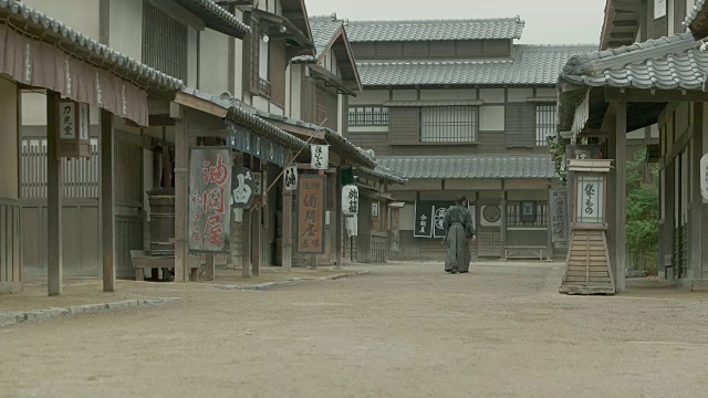 日本复古的小镇。视频下载