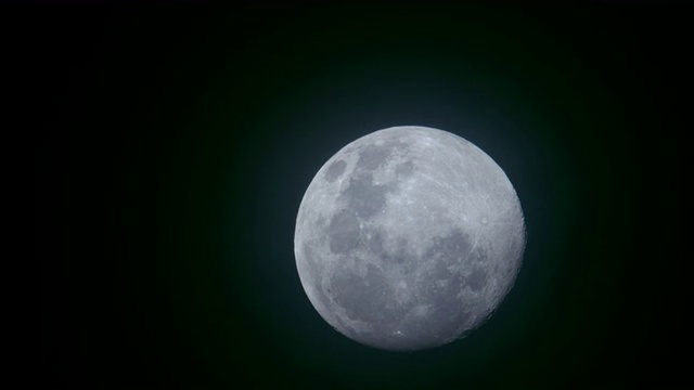 月球的慢动作镜头视频素材