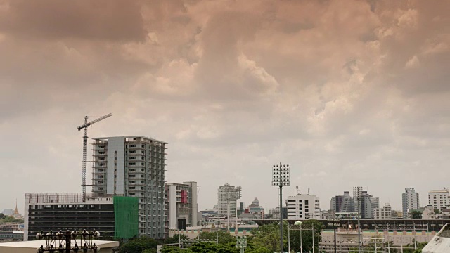 间隔拍摄:曼谷泰国城市视频素材