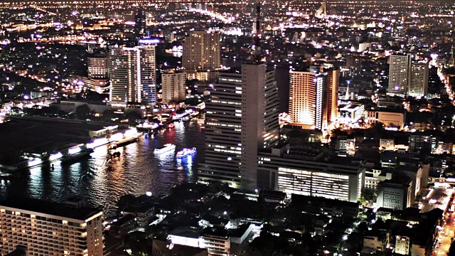 曼谷鸟瞰图视频素材