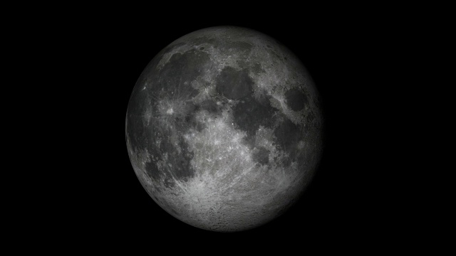 动画月球阶段视频素材