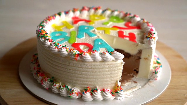 生日快乐冰淇淋蛋糕视频下载