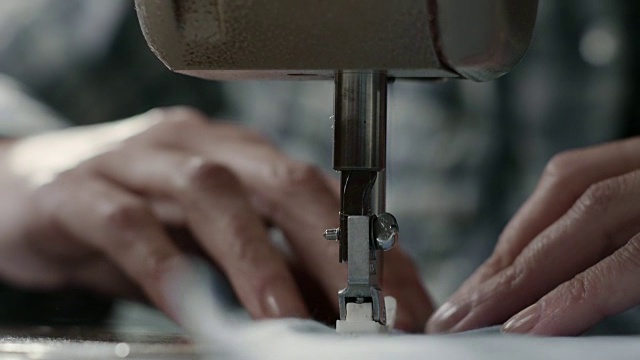 縫紉機視頻素材