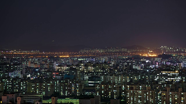 夜景汉城视频素材