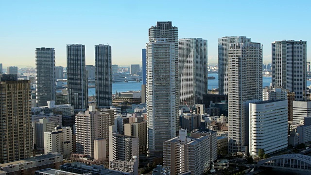 日本东京的高层公寓视频素材