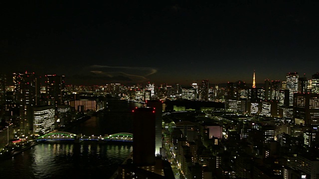东京的夜景视频下载