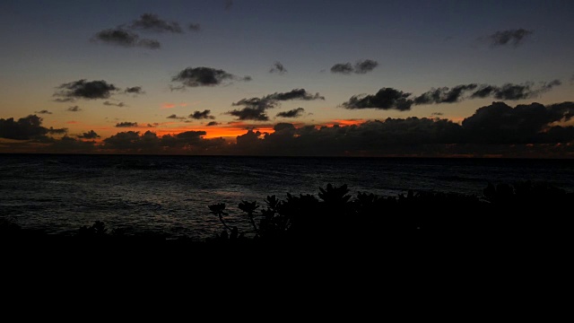 夏威夷的日落視頻素材