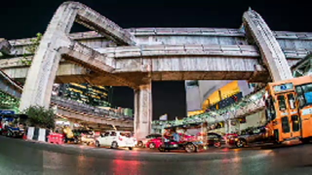 曼谷现代城市时光流逝视频素材