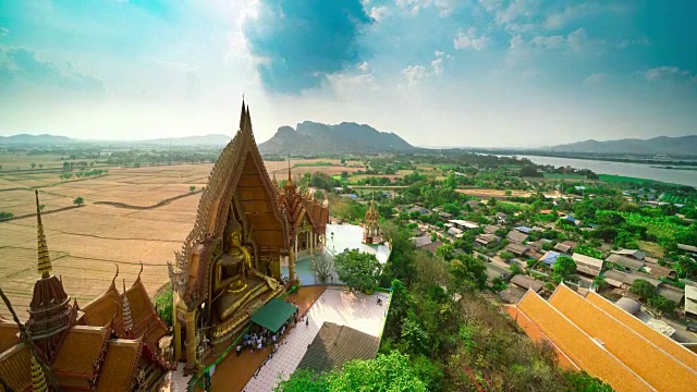 泰国北碧府的虎洞寺视频素材