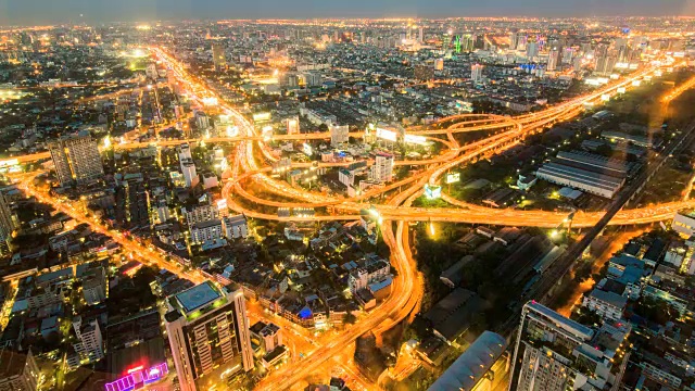 泰国曼谷的高速公路视频素材