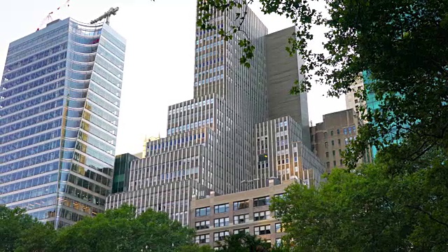 纽约的摩天大楼视频素材