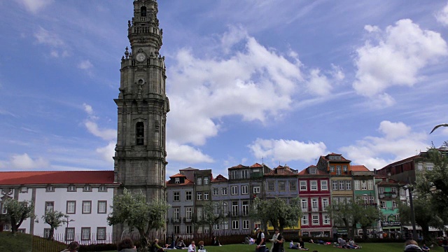 Clérigos Tower - 波尔图，葡萄牙视频素材
