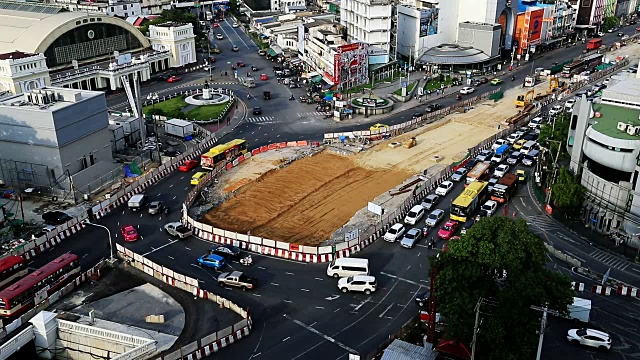 曼谷的交通堵塞，慢镜头视频素材