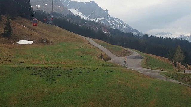 缆车前往瑞士皮拉图斯视频下载