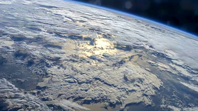 國際空間站拍攝的地球云圖視頻下載