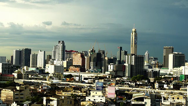 泰国曼谷中央商务区图片(4K)视频下载