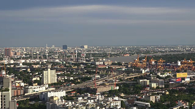 泰国曼谷中央商务区图片(4K)视频素材