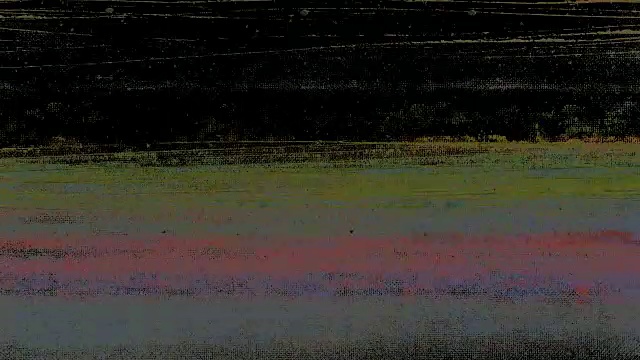 另一个移动-抽象，极简的痕迹-黑色背景(淡出)视频素材