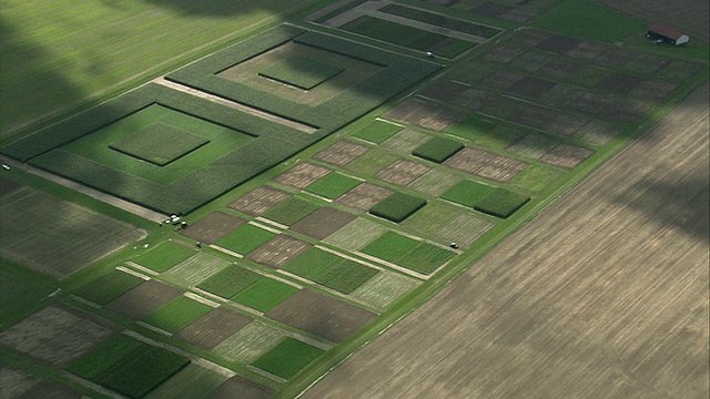 空中场模式，萨克森-安哈尔特，德国视频素材