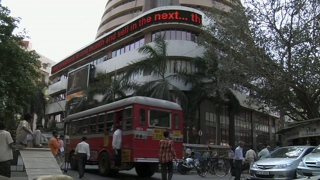 印度马哈拉施特拉邦孟买证券交易所视频下载