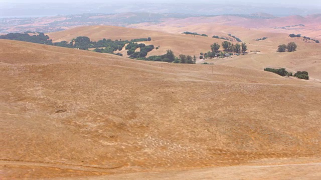 美国加州的沙质丘陵视频素材