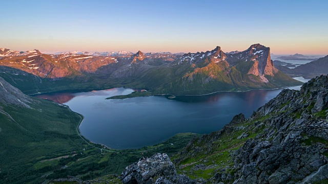 挪威的Timelapse山脉视频素材