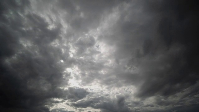 天空和风暴云的时间流逝视频素材