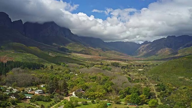 南非西开普Jonkershoek谷的超断层视频下载