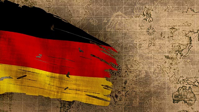4K德国国旗可循环视频下载