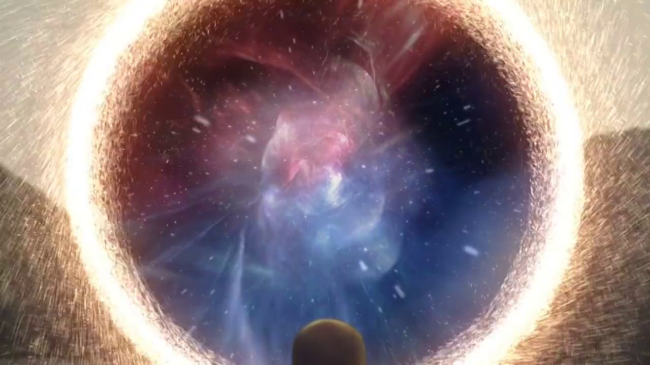 冥想者打開宇宙能量之門視頻素材