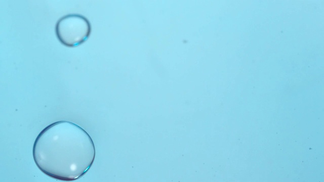 液泡运动的超微距镜头视频素材