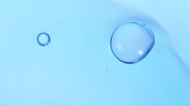 液泡运动的超微距镜头视频素材