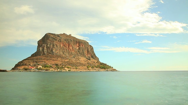 希腊莫尼姆瓦西亚岛视频素材
